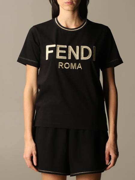 ladies fendi t shirt|fendi hoodie women's.